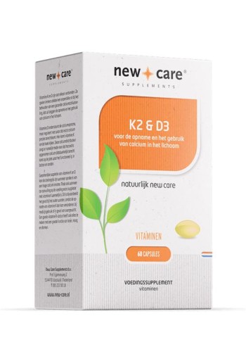 New Care K2 & D3 (60 Capsules)