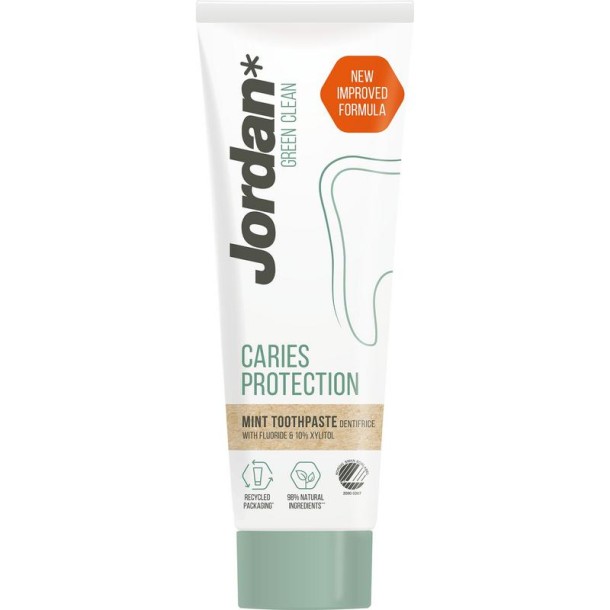 Jordan Clean tandpasta caries protection (75 Milliliter)