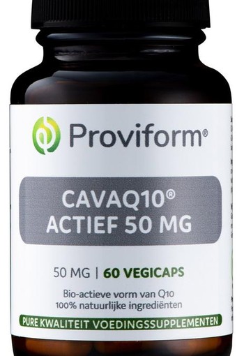 Proviform CavaQ10 actief 50 mg (60 Vegetarische capsules)