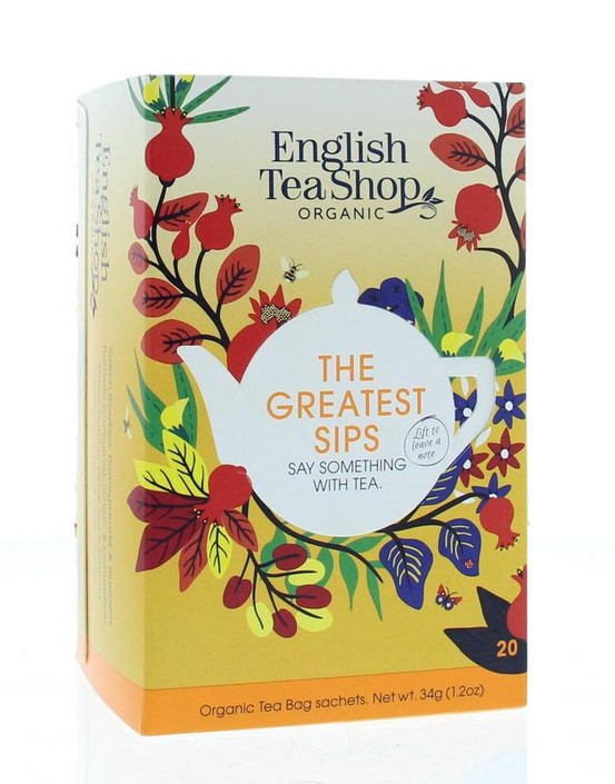 English Tea Shop Greatest sips bio (20 Zakjes)