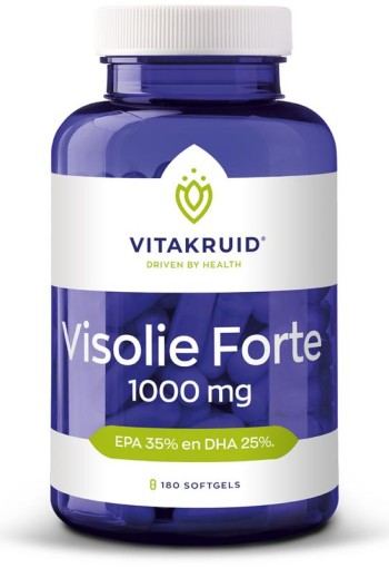 Vitakruid Visolie Forte 1000mg EPA 35% DHA 25% (180 Softgels)