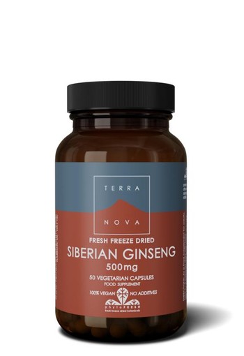 Terranova Siberian ginseng 500 mg (50 Capsules)