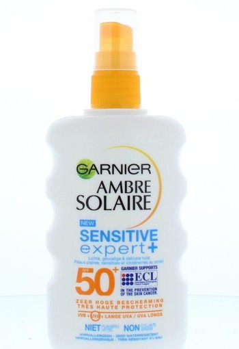 Ambre Solaire Sensitive SPF50+ spray (200 Milliliter)