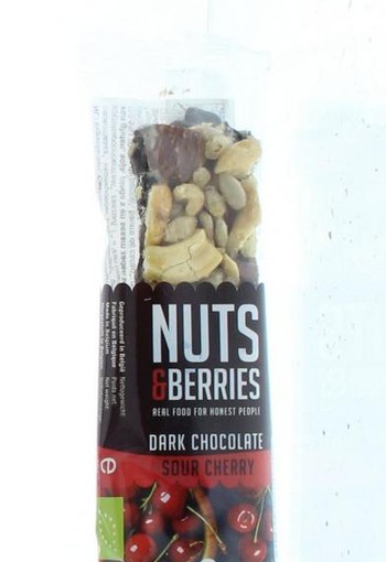 Nuts & Berries Nuts & berries choco sour cherry bio (30 Gram)