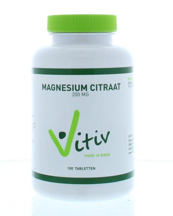 Vitiv Magnesium citraat 200mg (100 Tabletten)