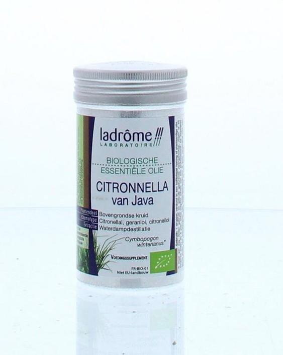Ladrome Citronella olie bio (10 Milliliter)