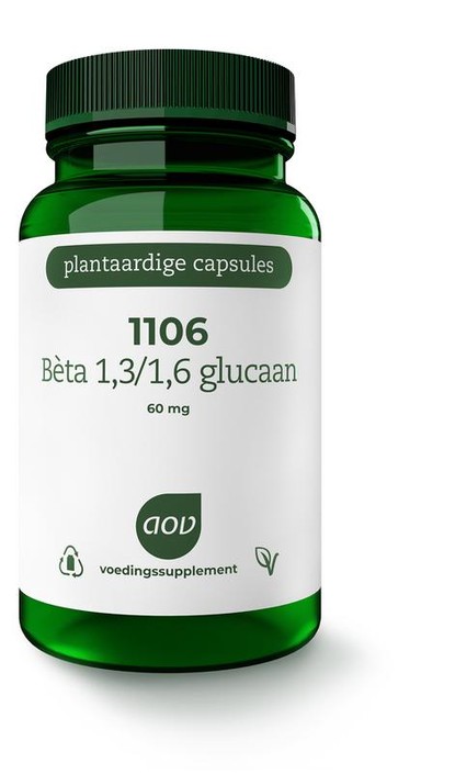 AOV 1106 Beta 1.3 glucaan (60 Vegetarische capsules)