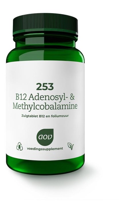 AOV 253 B12 Adenosyl & methylcobalamine (60 Zuigtabletten)