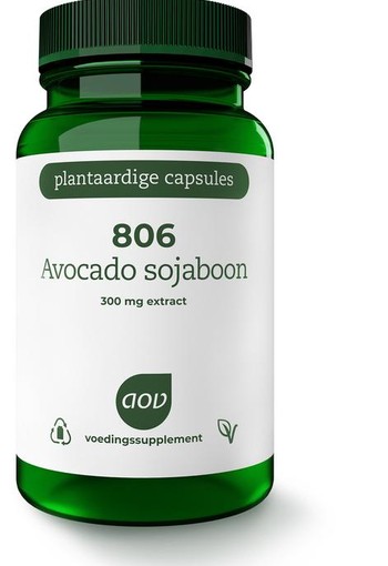 AOV 806 Avocado sojabonen-extract (60 Vegetarische capsules)
