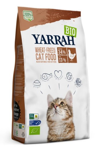 Yarrah Kattenvoer wheat-free bio (10 Kilogram)