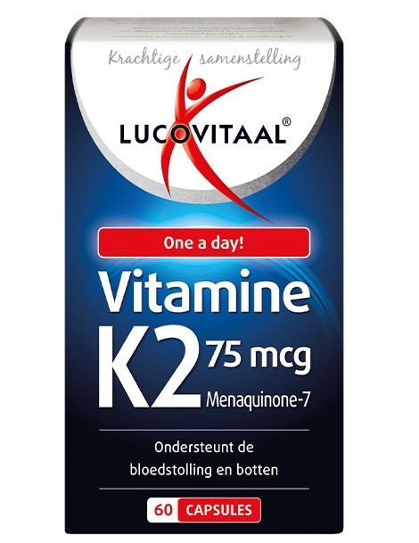 Lucovitaal Vitamine K2 75mcg (60 Capsules)