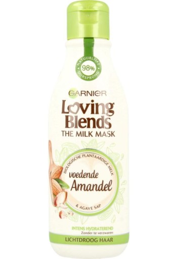 Garnier Loving blends milkmask amandel voedend (250 Milliliter)