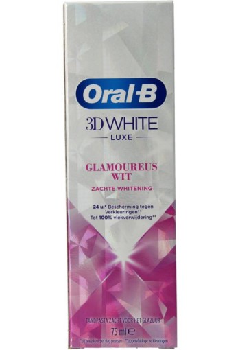 Oral B Tandpasta 3D white luxe glamorous white (75 Milliliter)