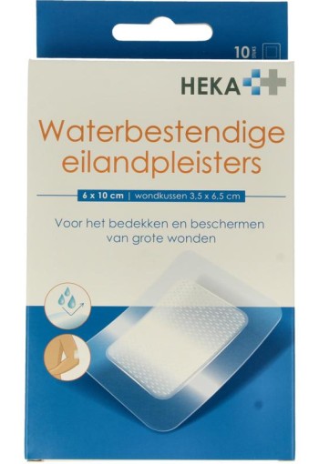 Heka Klein Hekaplast border 6cm x 10cm waterproof (10 Stuks)