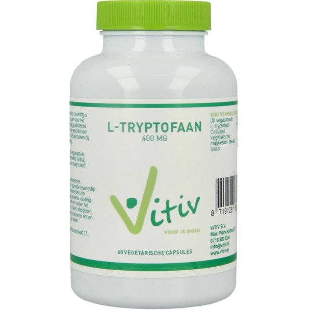 Vitiv L-tryptofaan (60 Vegetarische capsules)