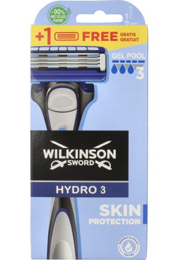 Wilkinson Hydro 3 razor skin protect 1 + 1 (1 Stuks)