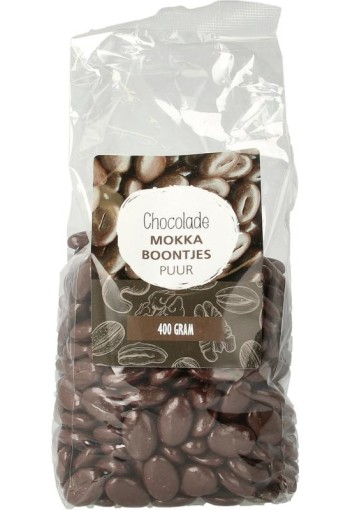 Mijnnatuurwinkel Chocolade mokka boontjes puur (400 Gram)
