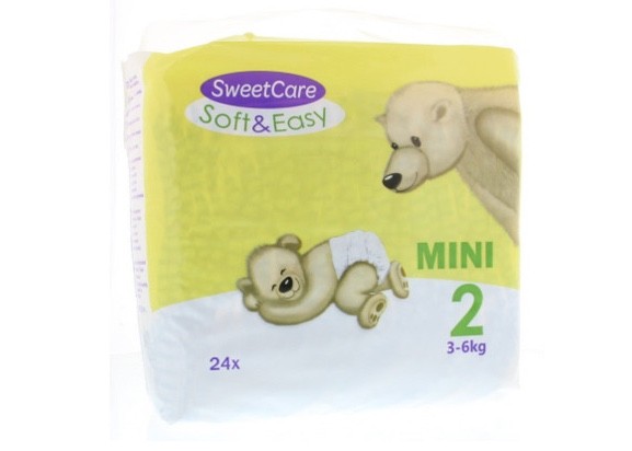 Sweetcare Luiers Soft & Easy Mini Nr 2 3-6kg 24st