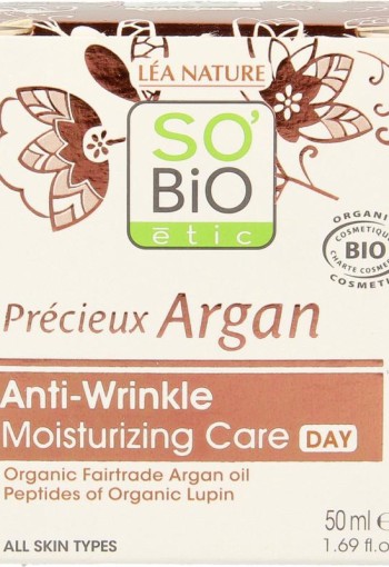 So Bio Etic Dagcreme moisturizing anti rimpel (50 Milliliter)