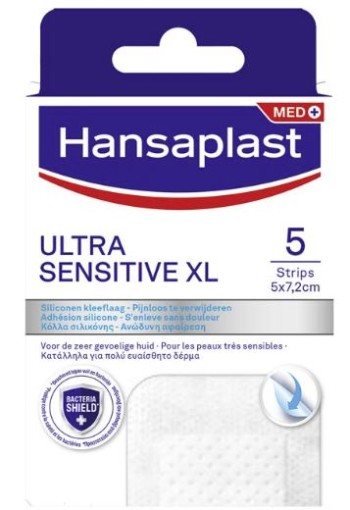 Hansaplast Pleisters ultra sensitive XL (5 Stuks)