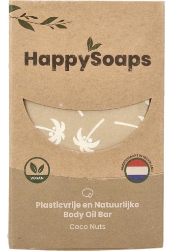 Happysoaps Body oil bar coco nuts (70 Gram)