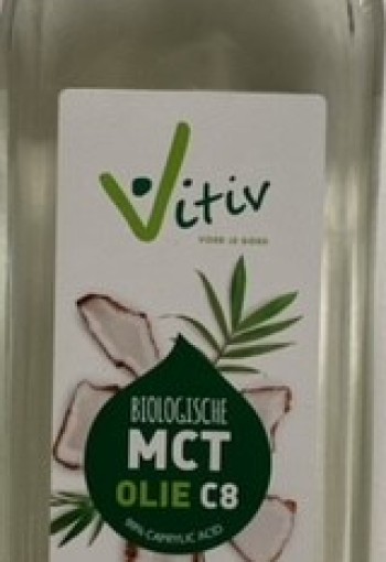 Vitiv MCT olie C8 coconut pure 99% caprylic acid (1 Liter)