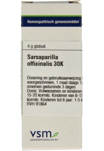 VSM Sarsaparilla officinalis 30K (4 Gram)