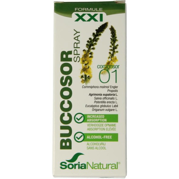 Soria Natural Composor 1 buccosor spray XXI (30 Milliliter)
