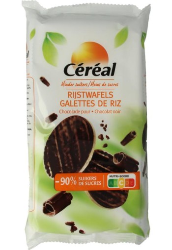 Cereal Rijstwafels pure chocolade (130 Gram)