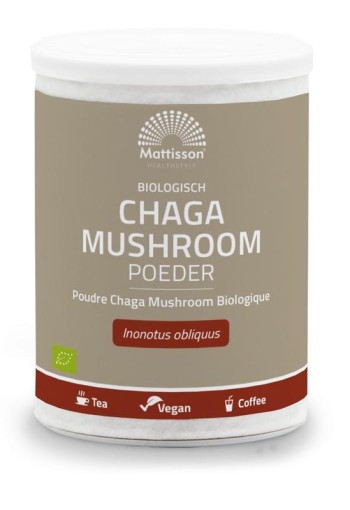 Mattisson Chaga mushroom poeder bio (100 Gram)