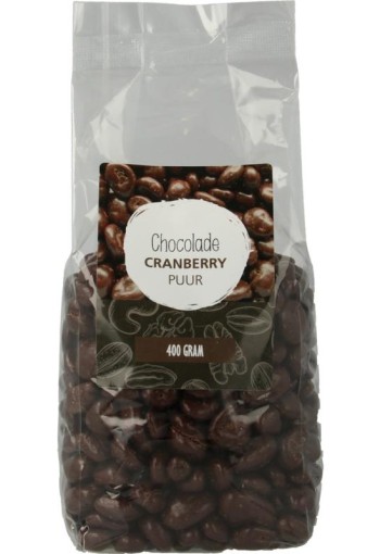 Mijnnatuurwinkel Chocolade cranberries puur (400 Gram)