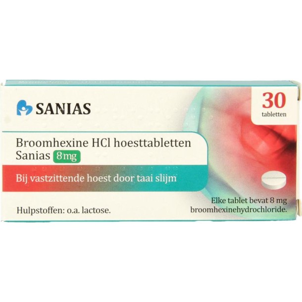 Sanias Broomhexine 8mg (30 Tabletten)