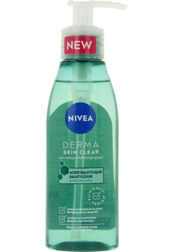 Nivea Derma skin clear wash gel (150 Milliliter)