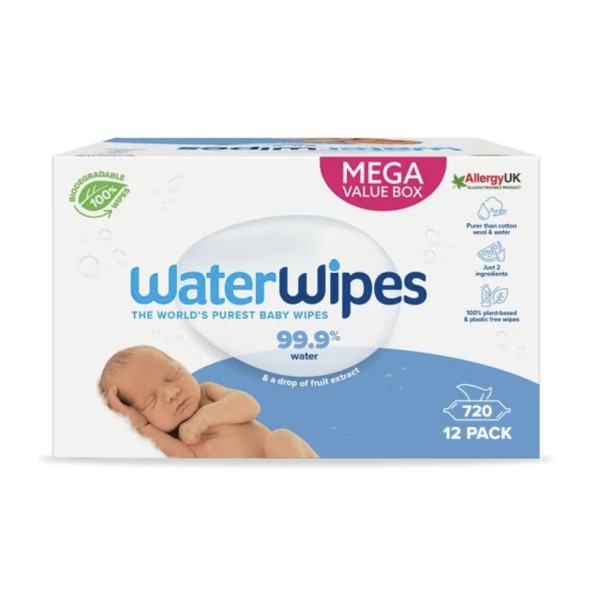 Waterwipes Babydoekjes 12-pak (720 Stuks)