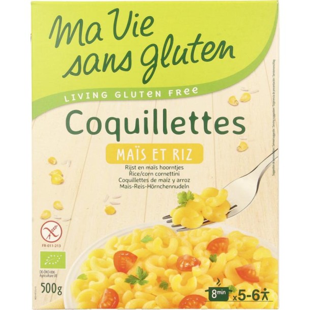 Ma Vie Sans Macaroni van mais en rijst glutenvrij bio (500 Gram)