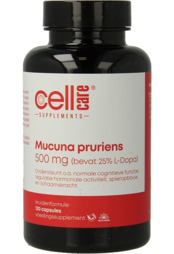 Cellcare Mucuna pruriens 500mg (25% L-dopa) (120 Capsules)
