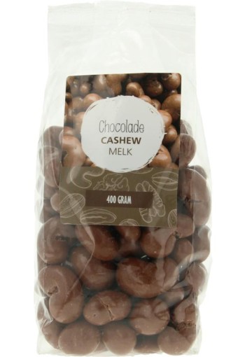 Mijnnatuurwinkel Chocolade cashew noten melk (400 Gram)