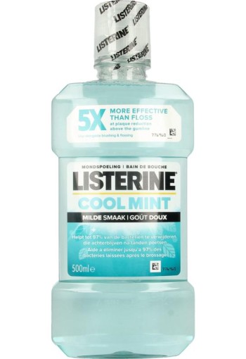Listerine Mondwater coolmint milde smaak (500 Milliliter)