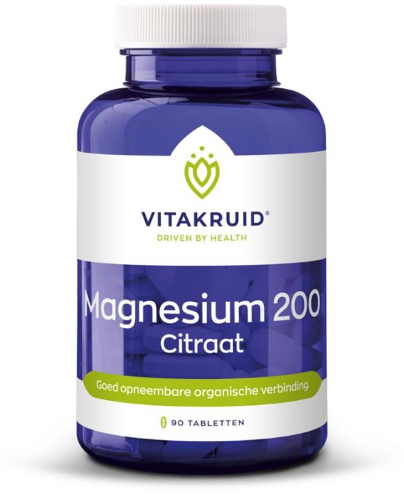 Vitakruid Magnesium 200 citraat (90 Tabletten)