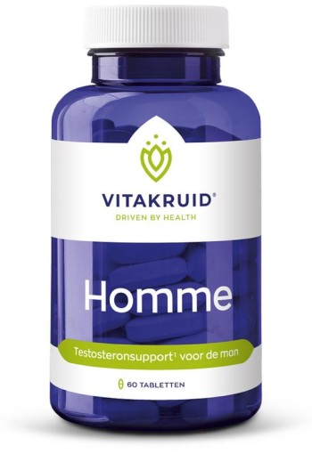 Vitakruid Homme testosteronsupport voor de man (60 Tabletten)