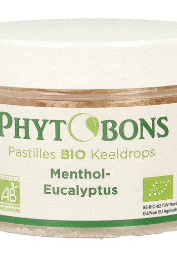 Phytobons Keeldrops eucalyptus menthol bio (100 Gram)