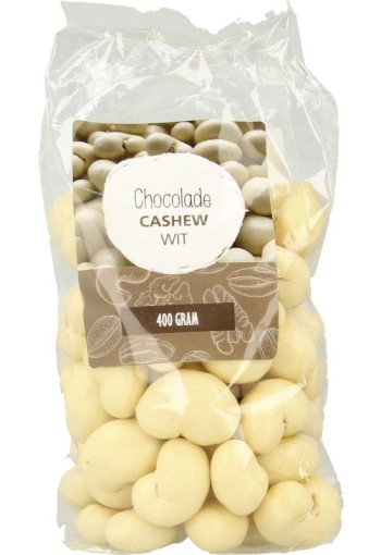 Mijnnatuurwinkel Chocolade cashew noten wit (400 Gram)