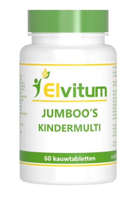 Elvitaal/elvitum Jumboos kindermulti (60 Kauwtabletten)