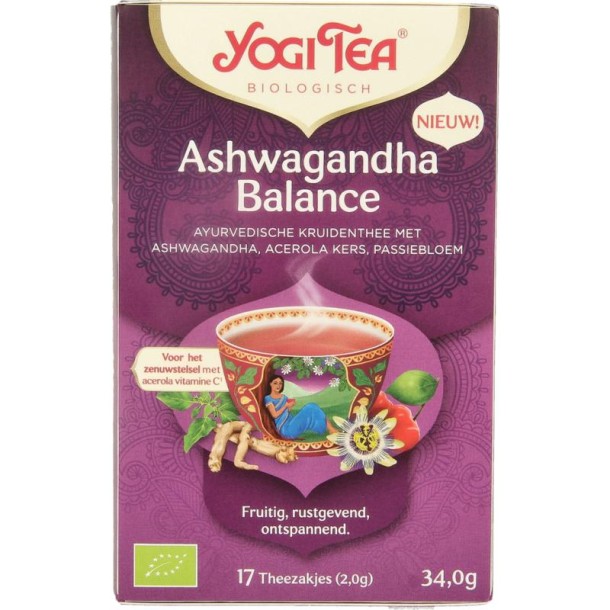 Yogi Tea Ashwagandha balance (17 Zakjes)