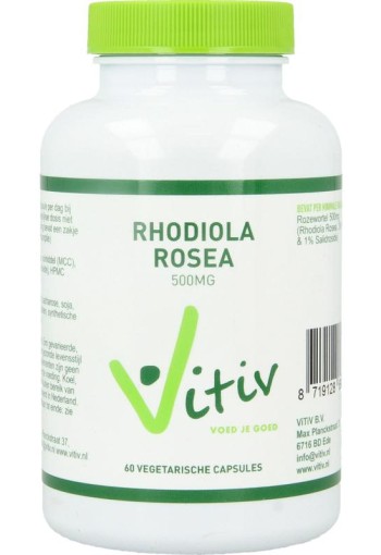 Vitiv Rhodiola rosea 500mg (60 Vegetarische capsules)