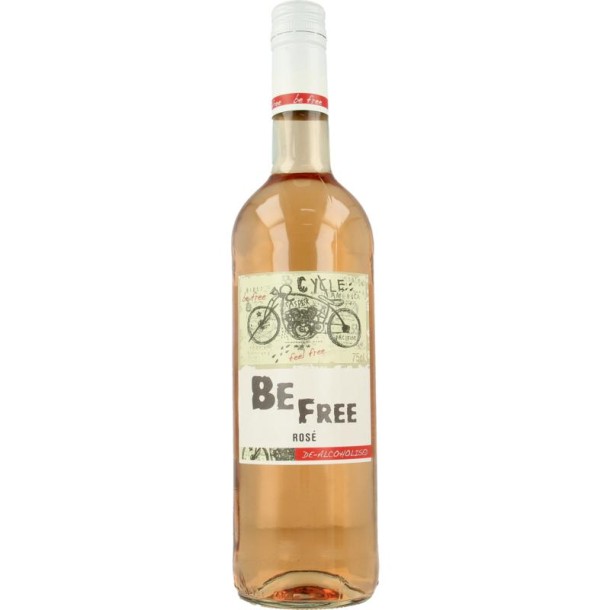 Be Free Rose alcoholvrij (750 Milliliter)