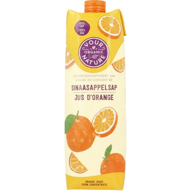 Your Organic Nat Sinaasappelsap bio (1 Liter)