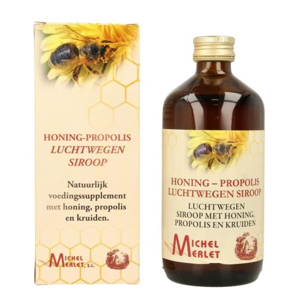 Michel Merlet Honing - propolis luchtwegen siroop (250 Milliliter)