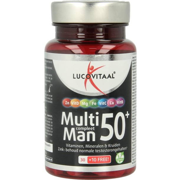 Lucovitaal Multi compleet man 50+ (40 Tabletten)
