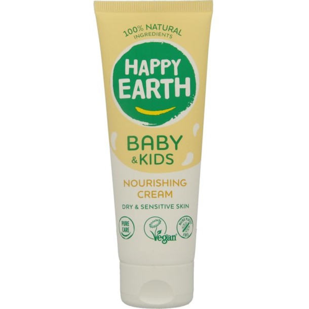 Happy Earth Voedende creme voor baby & kids (75 Milliliter)